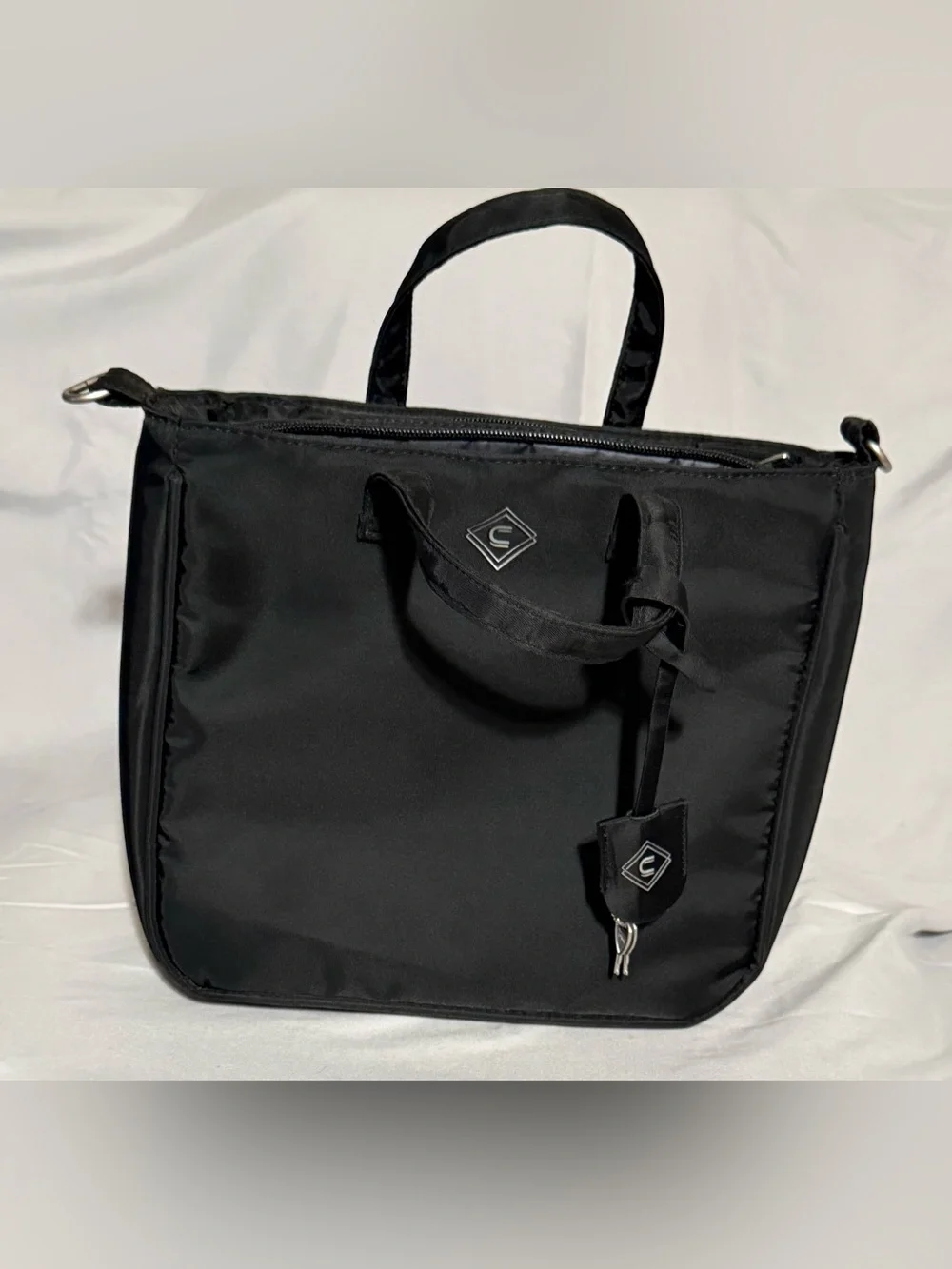 Black Women's Tote Bag with crossbody strap - Concealed Carry Purse NWOT